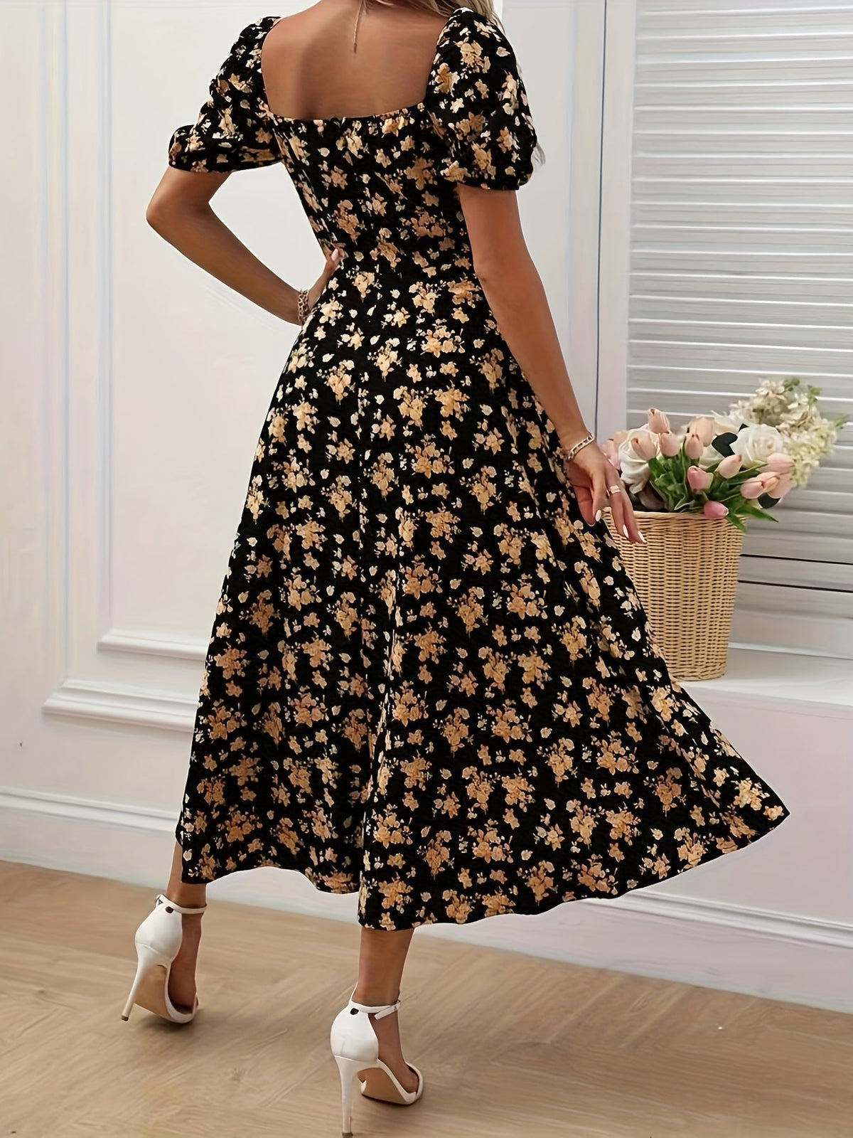 La Scintilla | Vestido Floral Elegante Chloé