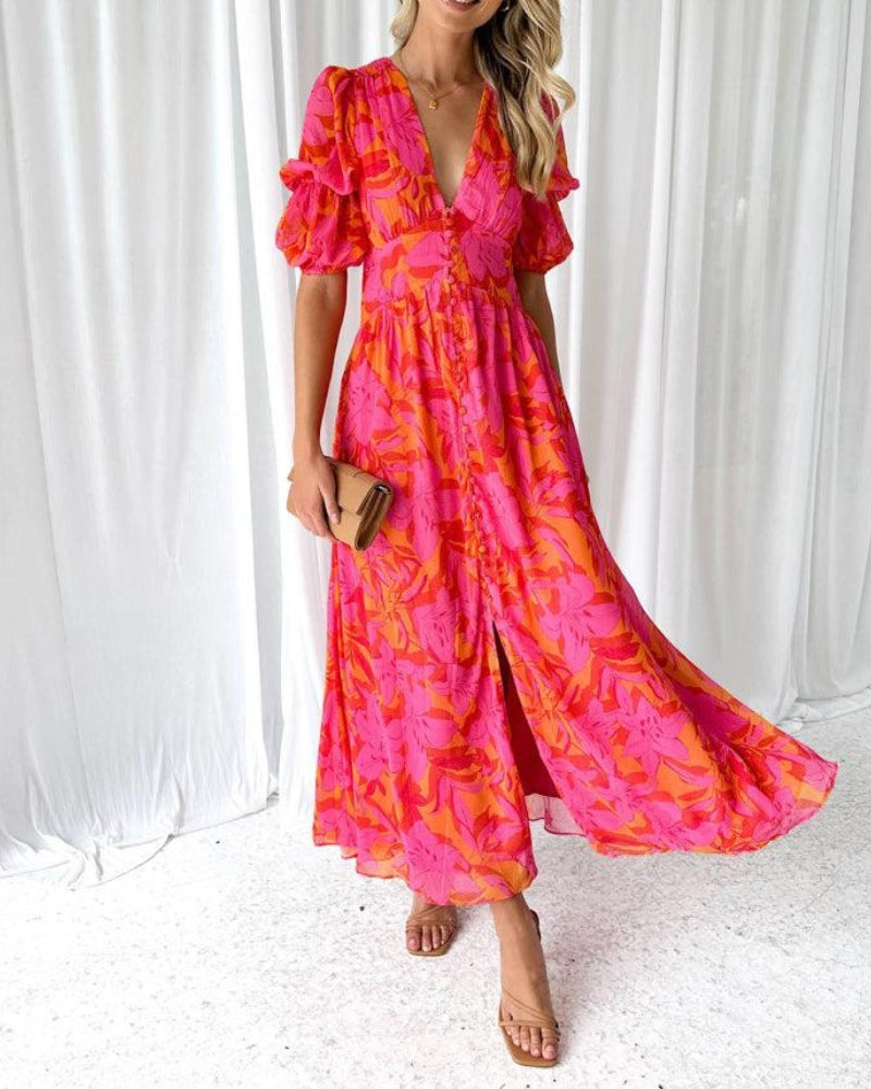 La Chispa | Vestido Maxi Brillo Solar