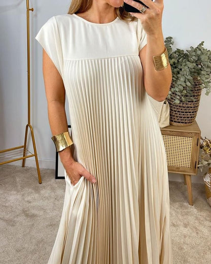 La Scintilla | Vestido Sin Mangas con Pliegues