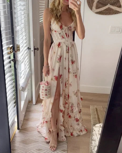 Scarlett™ | Vestido Romántico con Estampado Floral