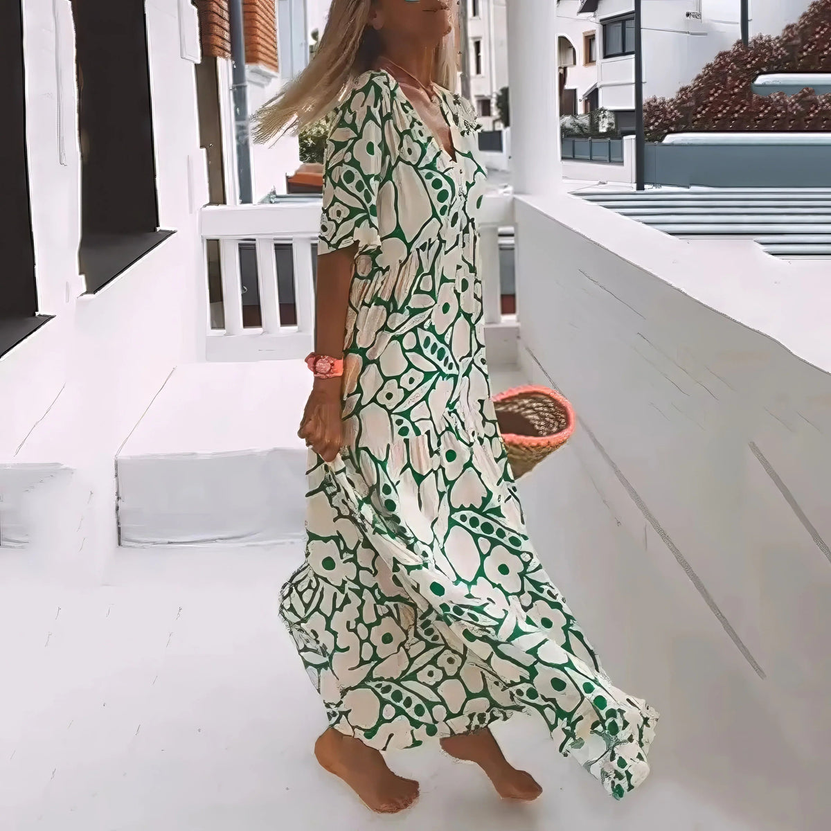 La Chispa | Vestido Maxi de Elegancia Natural