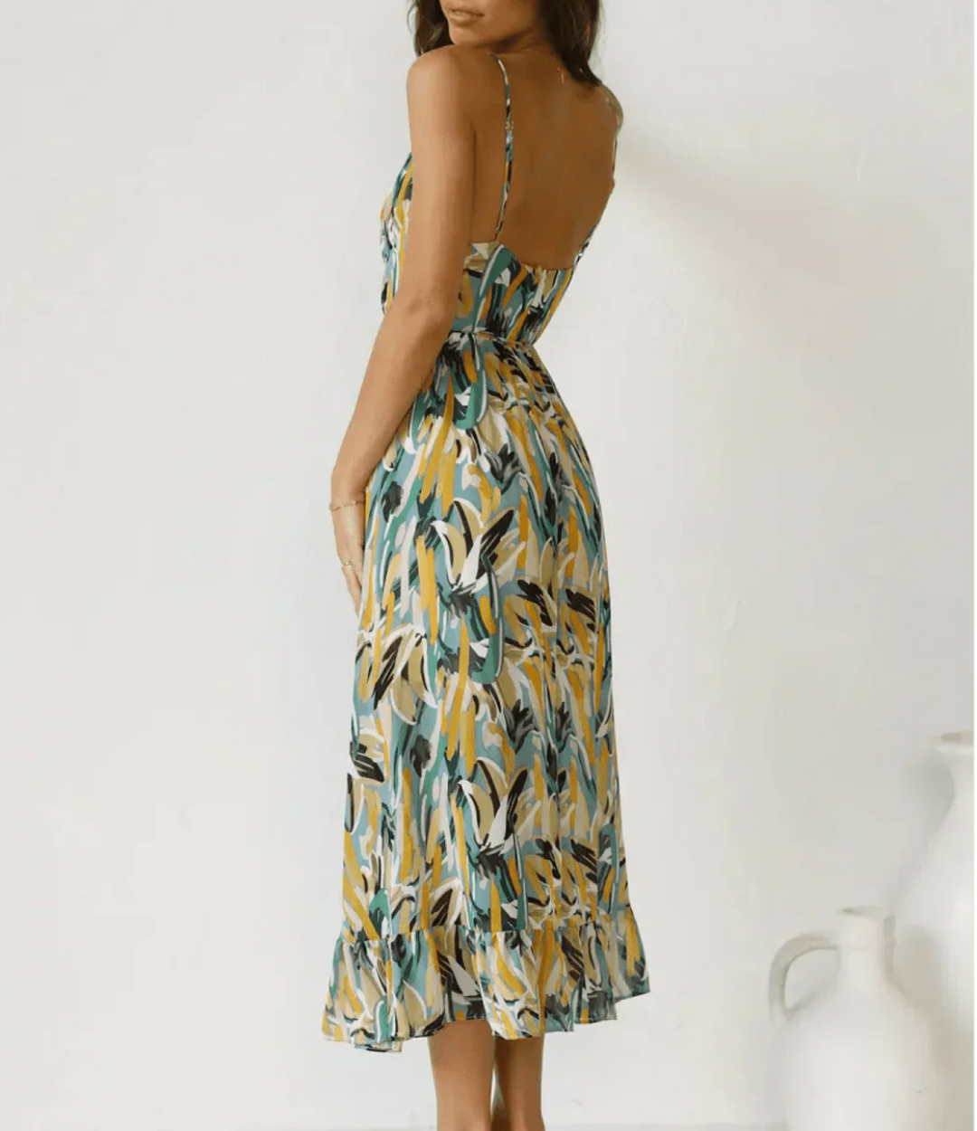 La Chispa | Vestido Midi en Color Vibrante