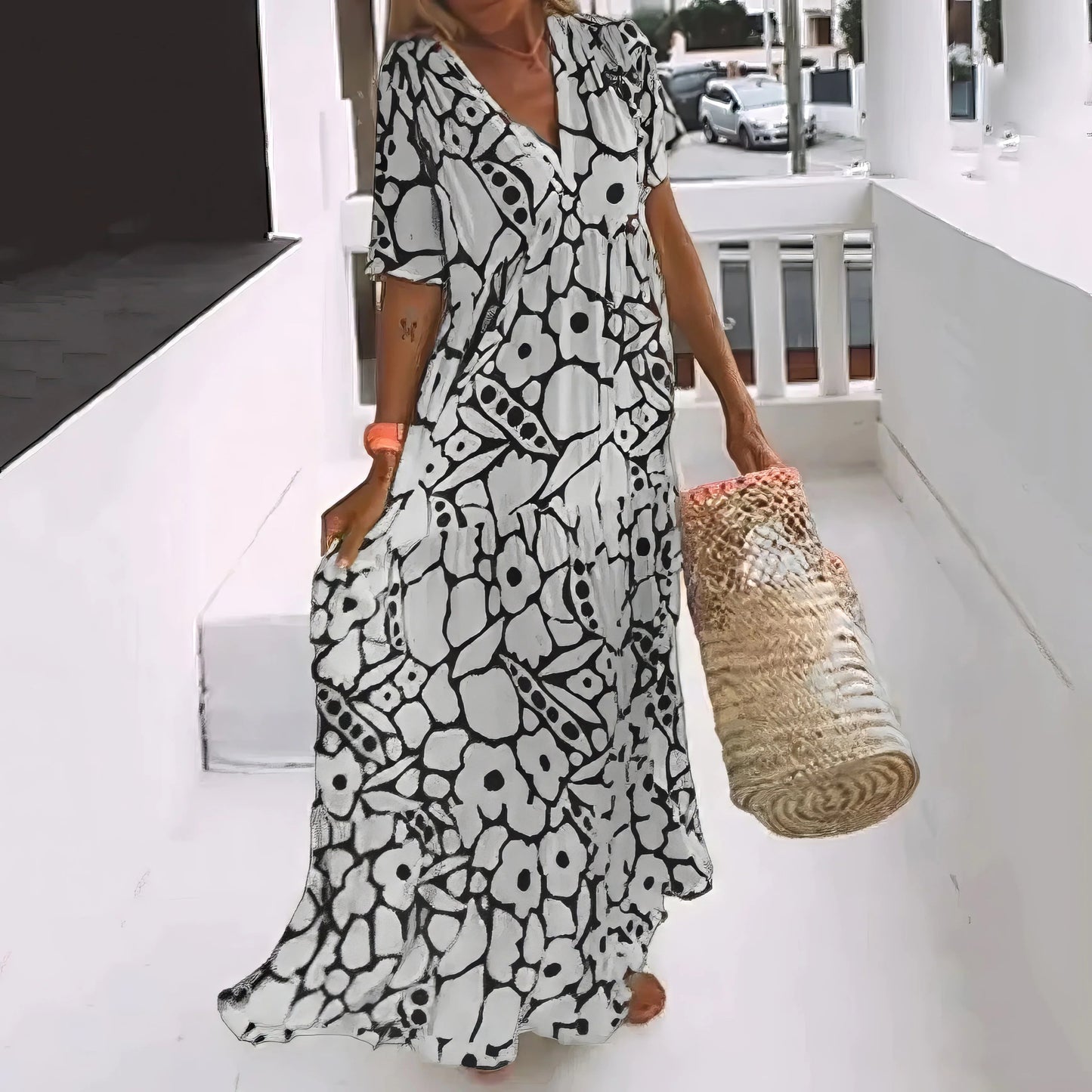 La Chispa | Vestido Maxi de Elegancia Natural