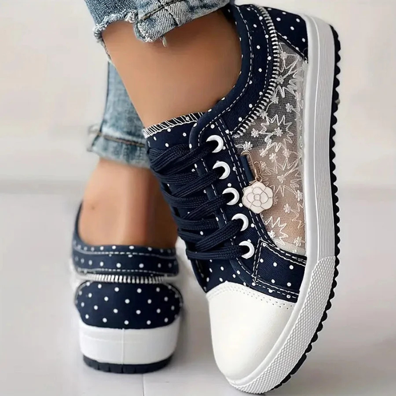 Chiara | Zapatillas Elegantes para Mujer con Detalles Florales