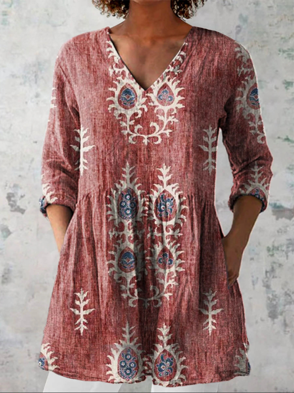 Blair | Blusa Amplia con Diseño Vibrante