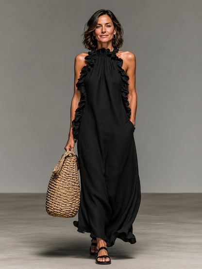 Lua | Vestido Maxi con Bolsillos