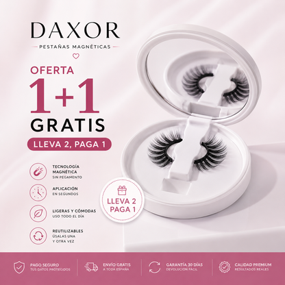 Pestañas Magnéticas DAXOR™ | Compra 1 + 1 GRATIS 🎁