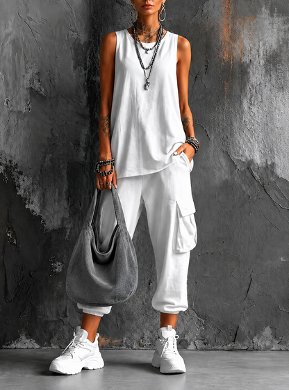 Dual | Conjunto casual de confort urbano