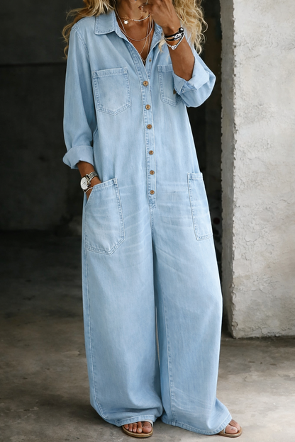 Lena | Mono denim cómodo y casual