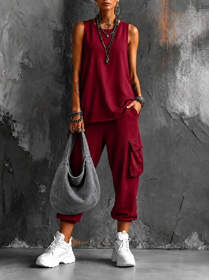 Dual | Conjunto casual de confort urbano