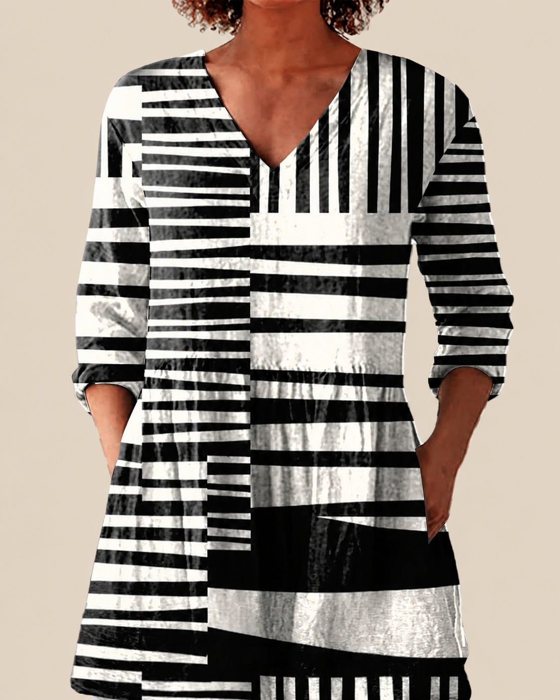 Quinn | Blusa Amplia con Diseño Vibrante