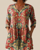 Wren | Blusa Amplia con Diseño Vibrante