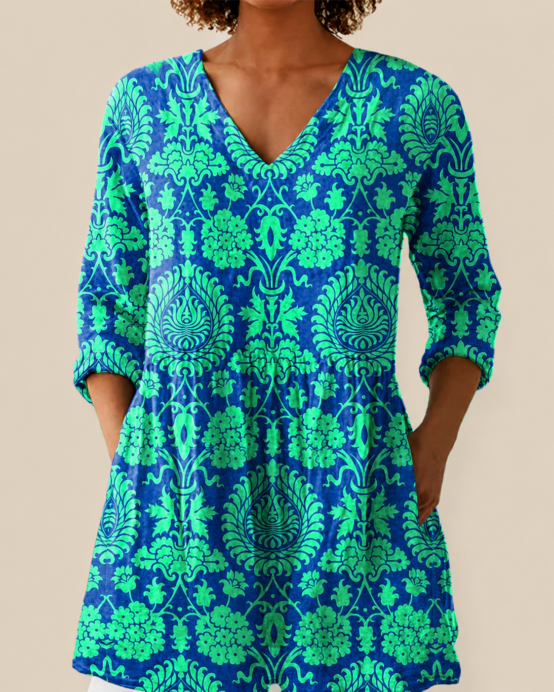 Romy | Blusa amplia con diseño llamativo