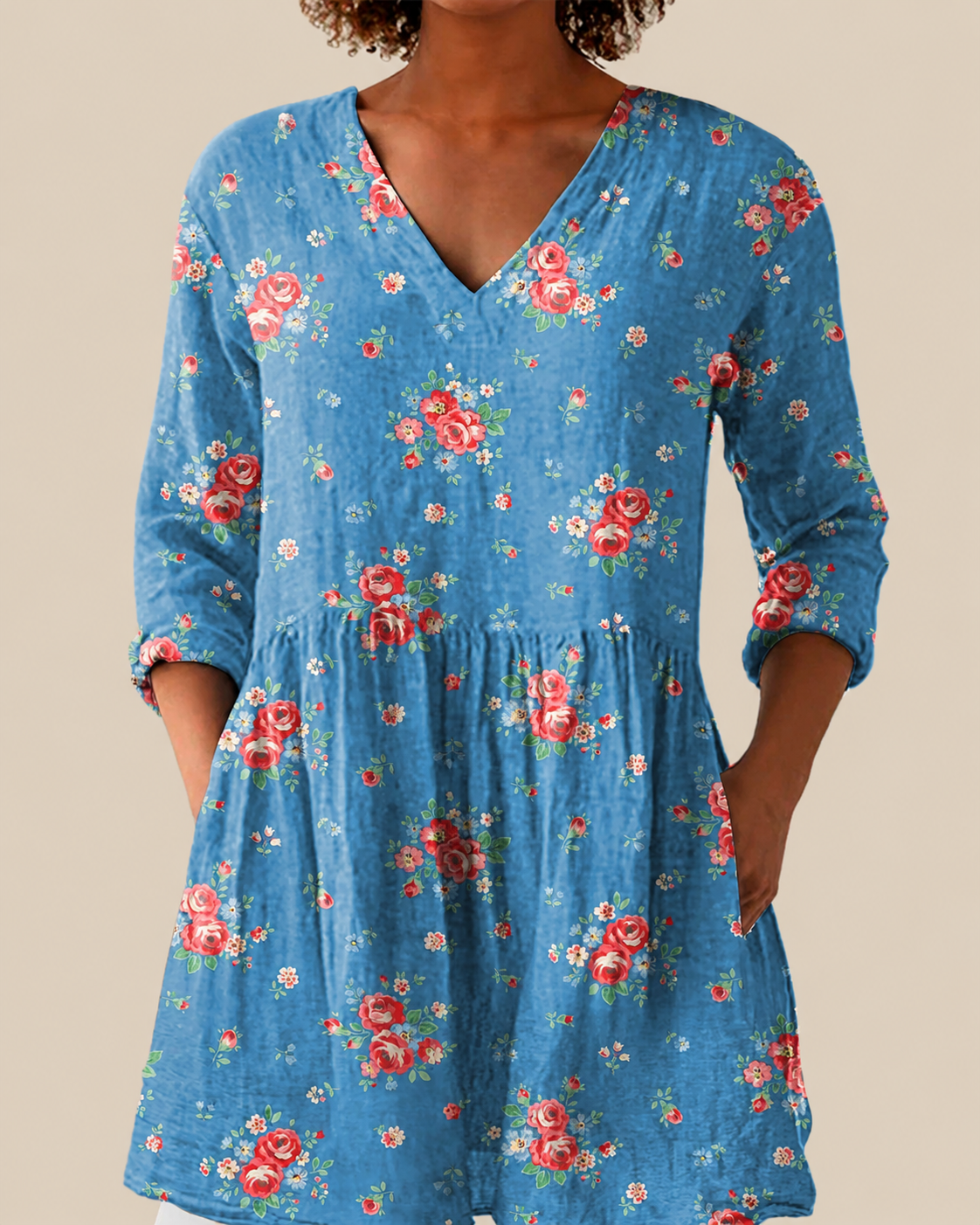 Ayla | Blusa Amplia con Diseño Vibrante