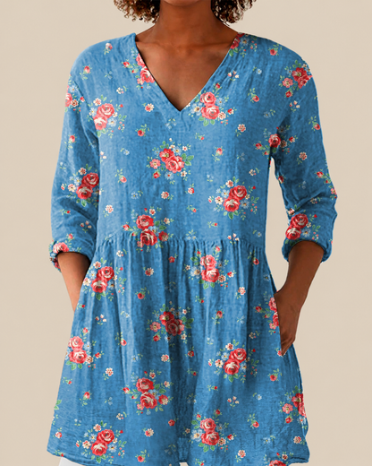 Ayla | Blusa Amplia con Diseño Vibrante