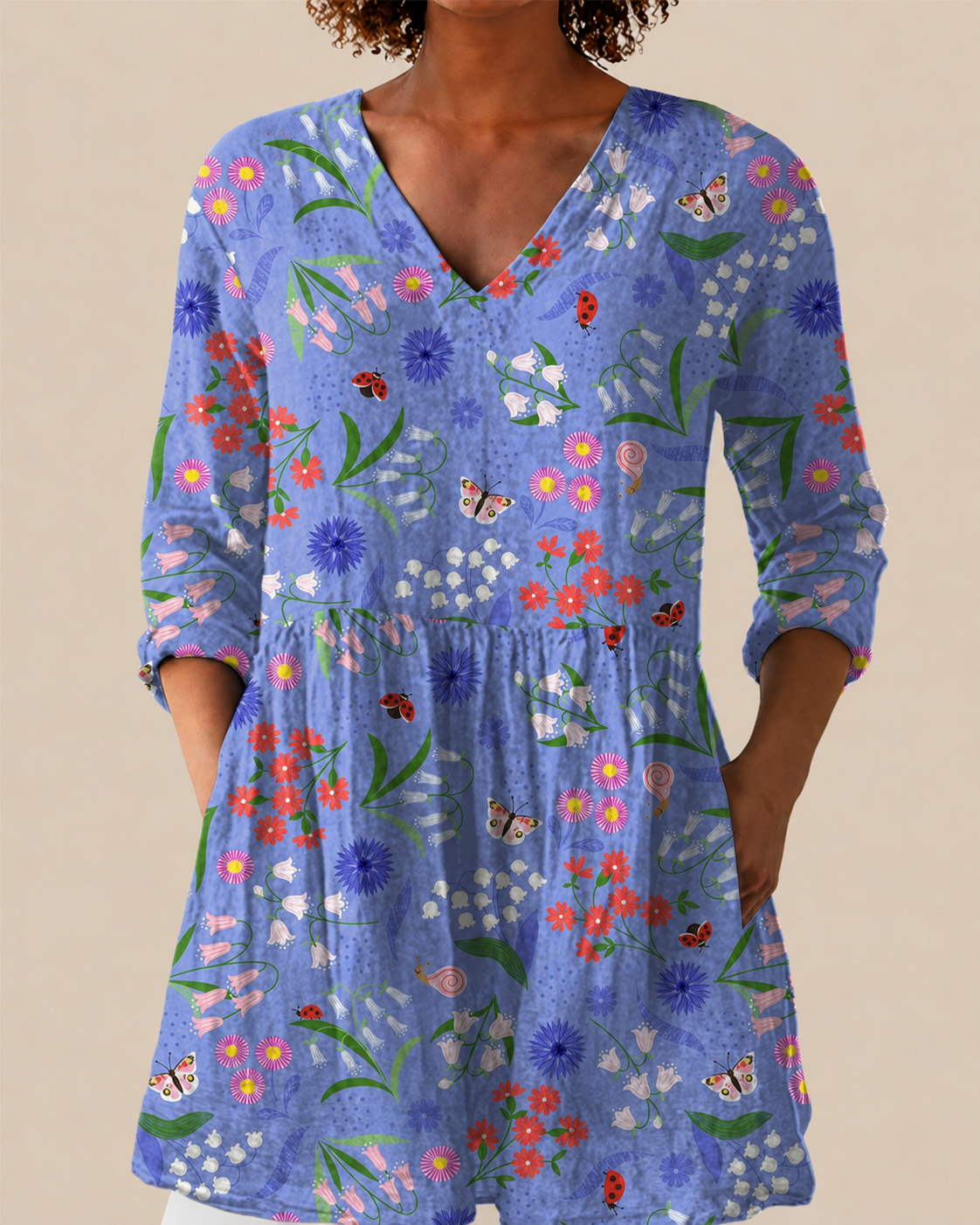 Amelie | Blusa amplia con diseño llamativo
