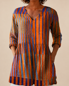 Elowen | Blusa Larga con Diseño Vibrante