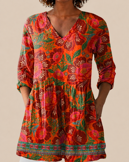 Kaia | Blusa amplia con diseño llamativo