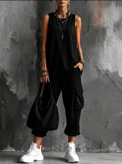 Dual | Conjunto casual de confort urbano