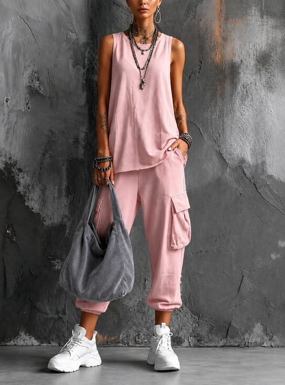 Dual | Conjunto casual de confort urbano