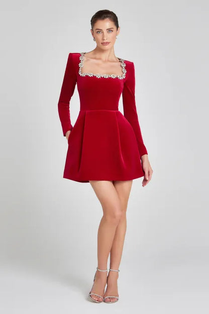 La Scintilla | Mini Vestido de Terciopelo