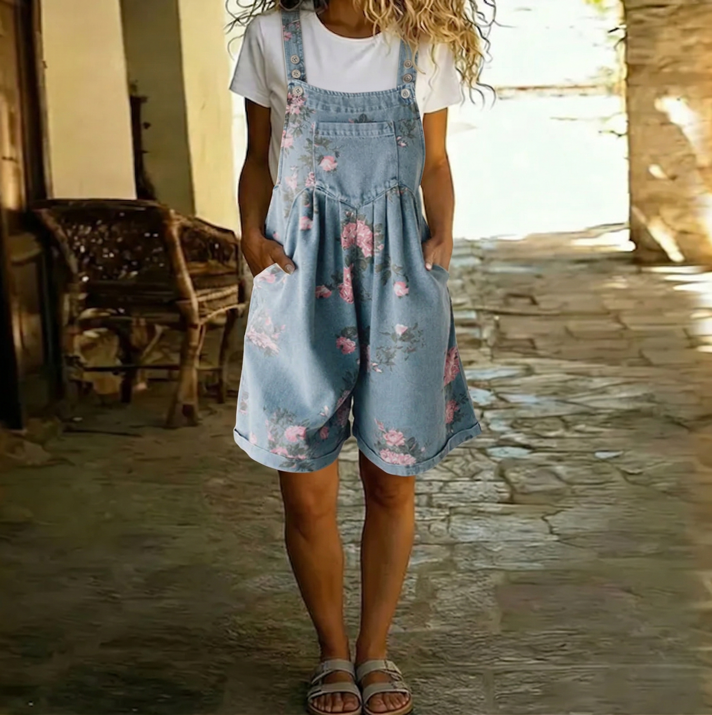 Judy | Pantalones Salopette Denim