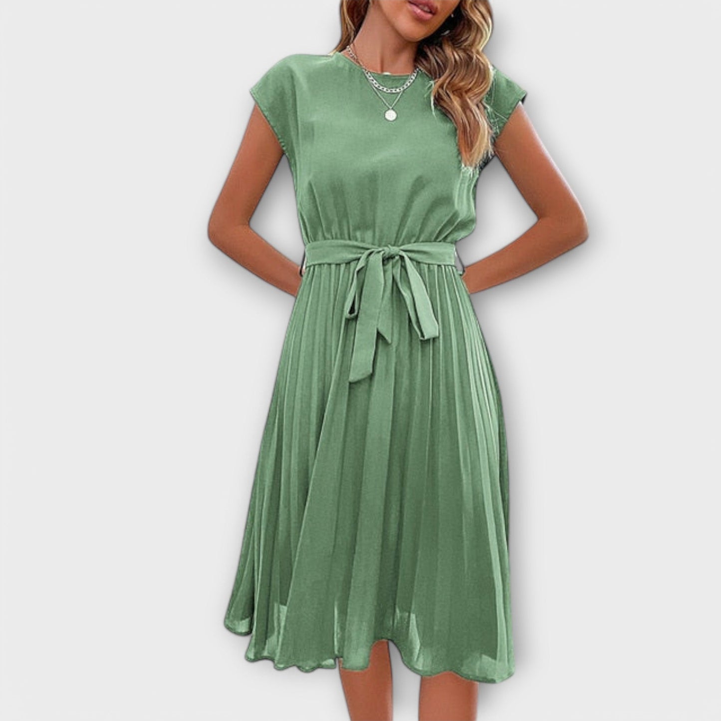 Shira™ | Vestido Midi Plisado para el Verano
