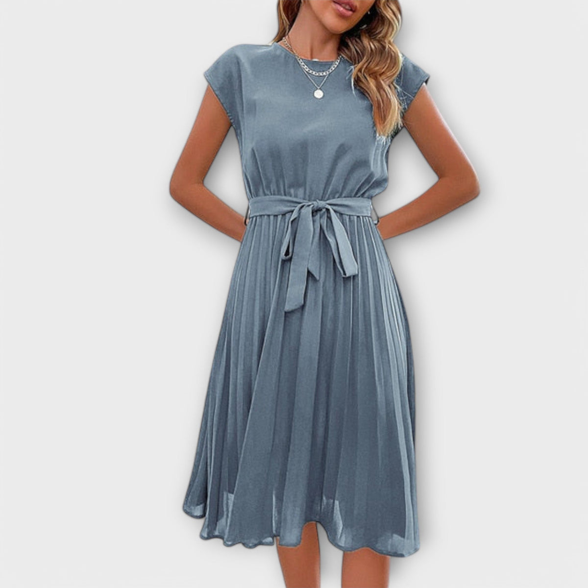 Shira™ | Vestido Midi Plisado para el Verano