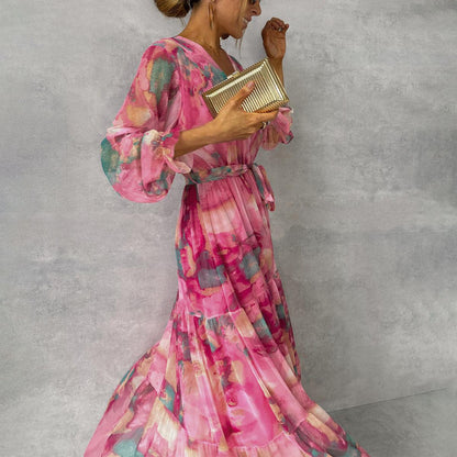 Hazel™ | Vestido Cruzado con Diseño Floral
