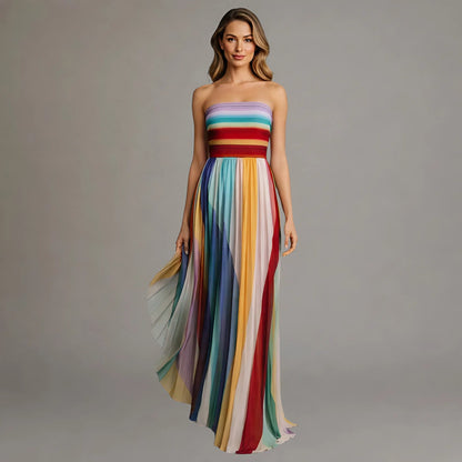 La Chispa | Vestido Maxi Colorido Luz