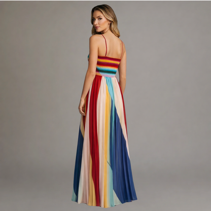 La Chispa | Vestido Maxi Colorido Luz
