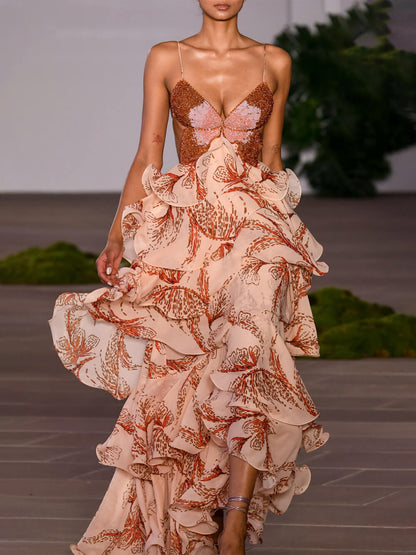 La Scintilla | Vestido Maxi Papillon Exclusivo