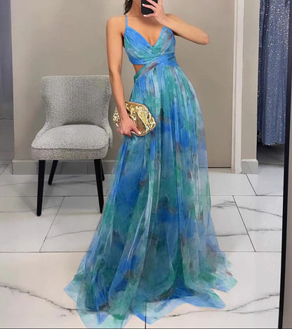 La Scintilla | Vestido Maxi Floral con Elegancia