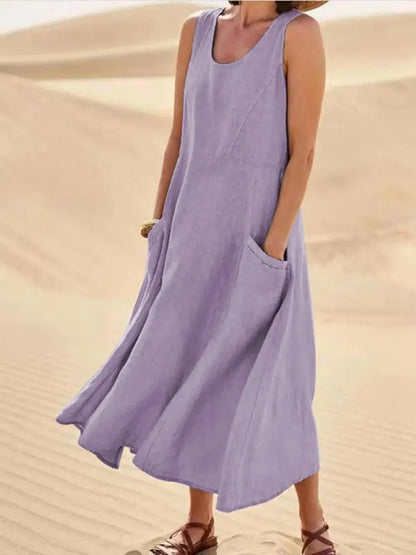 La Scintilla | Chloé Maxi Dress in Natural Comfort