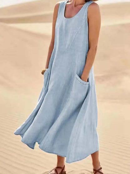 La Scintilla | Chloé Maxi Dress in Natural Comfort