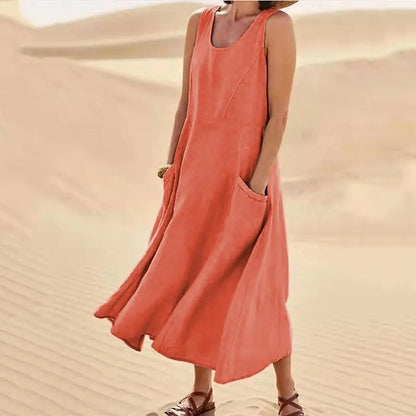 La Scintilla | Chloé Maxi Dress in Natural Comfort