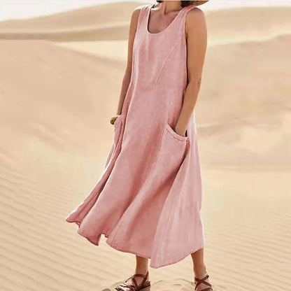 La Scintilla | Chloé Maxi Dress in Natural Comfort