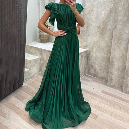 Abigail™ | Vestido de Noche con Pliegues