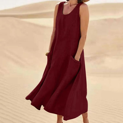 La Scintilla | Chloé Maxi Dress in Natural Comfort