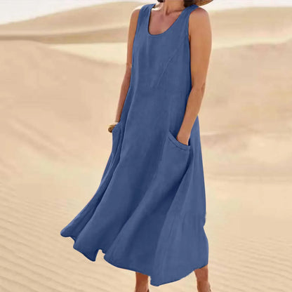 La Scintilla | Chloé Maxi Dress in Natural Comfort