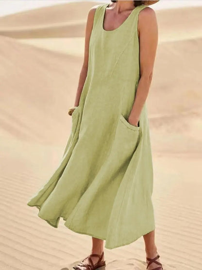 La Scintilla | Chloé Maxi Dress in Natural Comfort