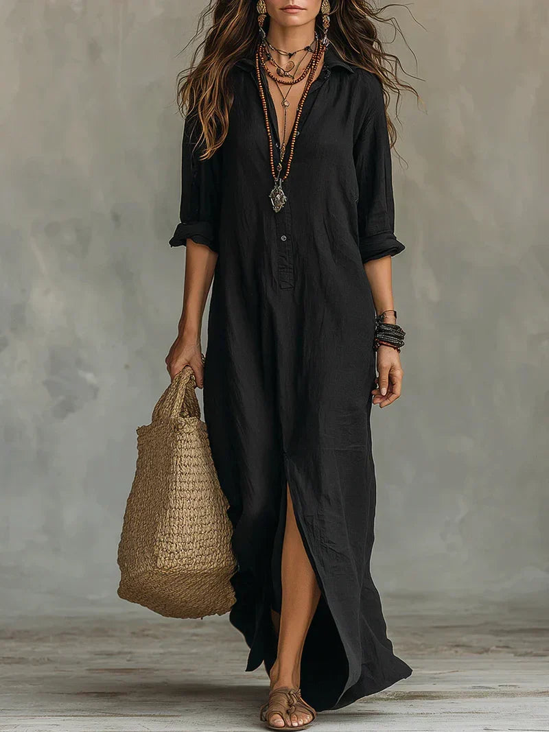 Sheila | Vestido maxi con silueta versátil para el día a día