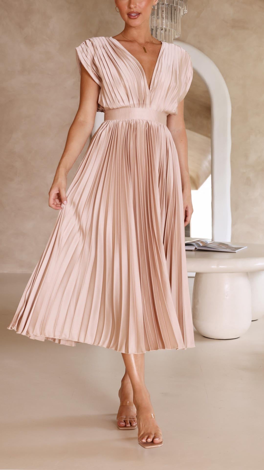 La Chispa | Vestido Elegante con Pliegues