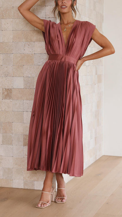 La Chispa | Vestido Elegante con Pliegues