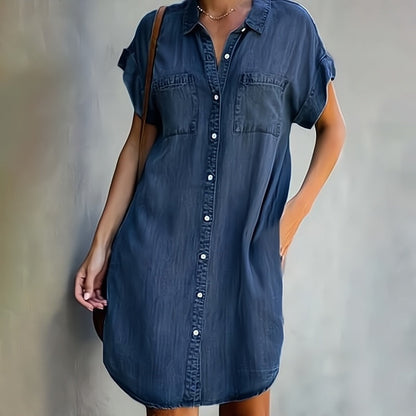 Helena | Vestido denim con botones