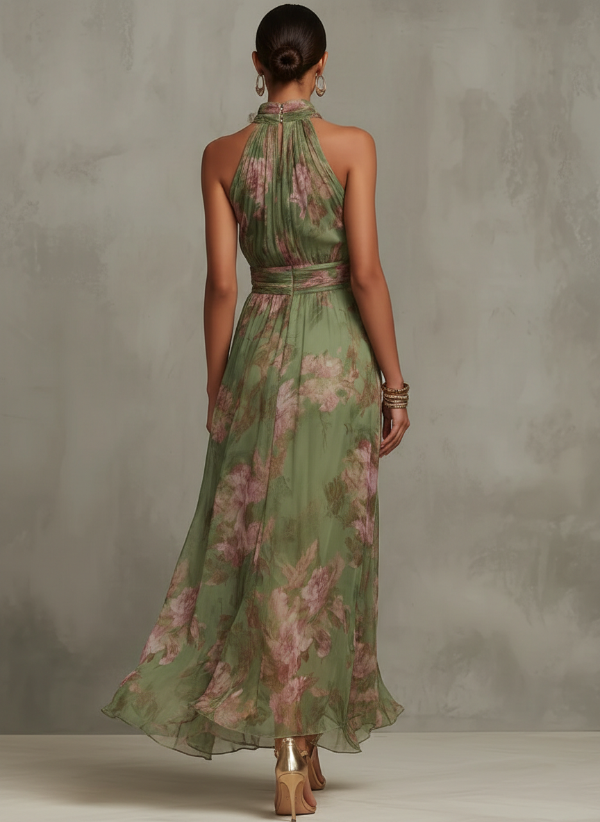 Élise Floral Maxi Dress by La Chispa