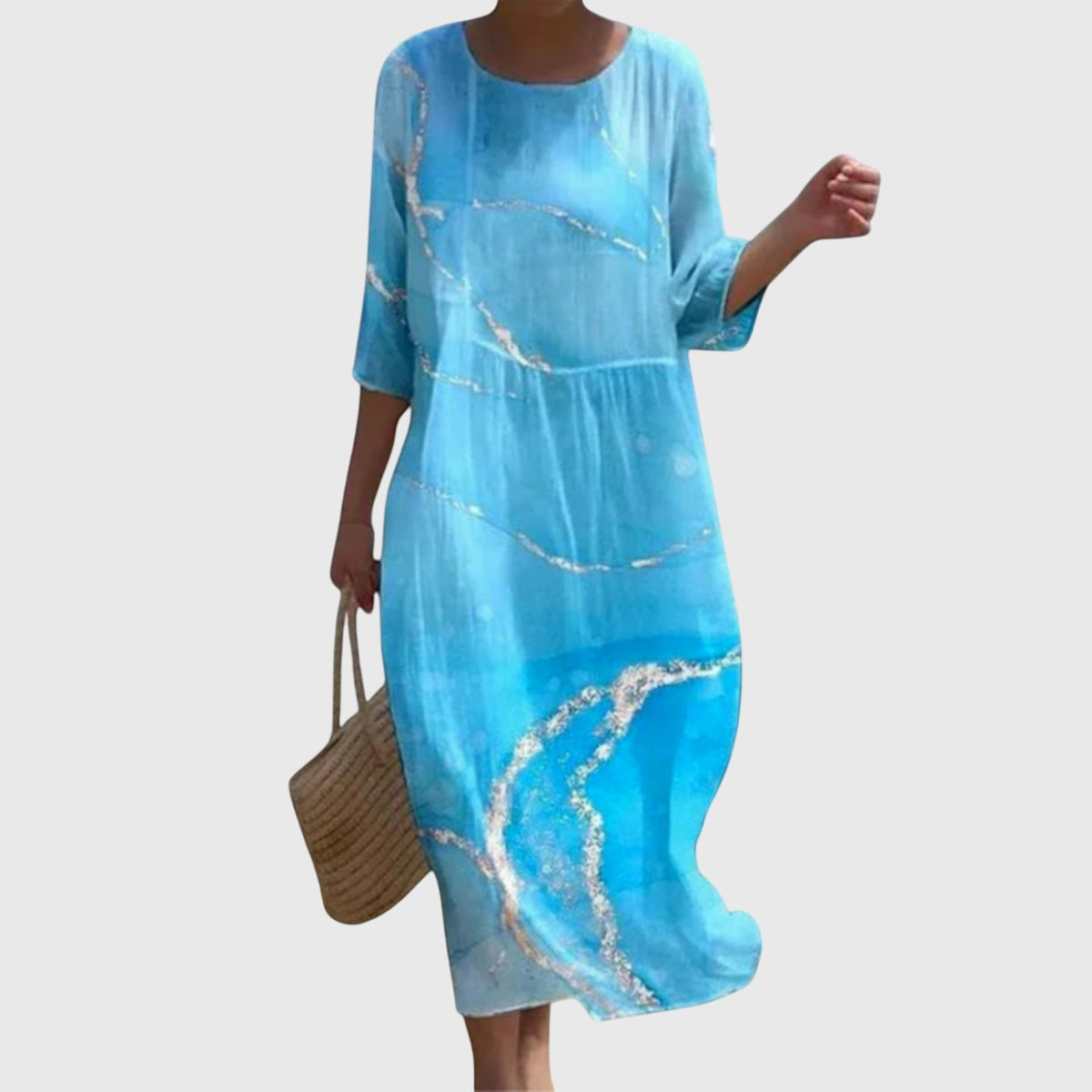 Elena™ | Elegante Vestido Maxi con Estampado Floral