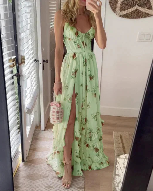 Scarlett™ | Vestido Romántico con Estampado Floral