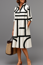 Annette | Chic Midi Dress