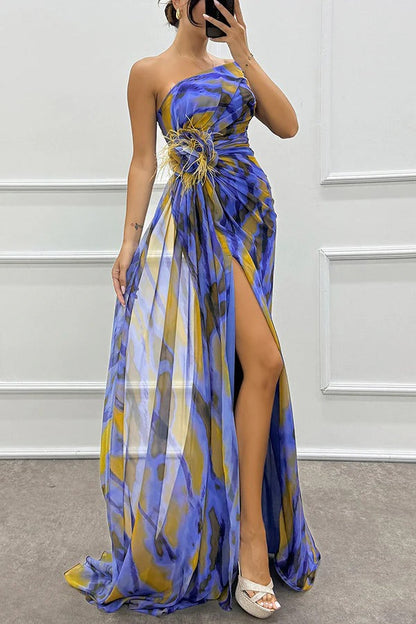 Mia™ | Vestido Vibrante con Drapado